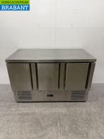 RVS Koelwerkbank 3 Deuren 136 cm 230V Horeca, Ophalen of Verzenden