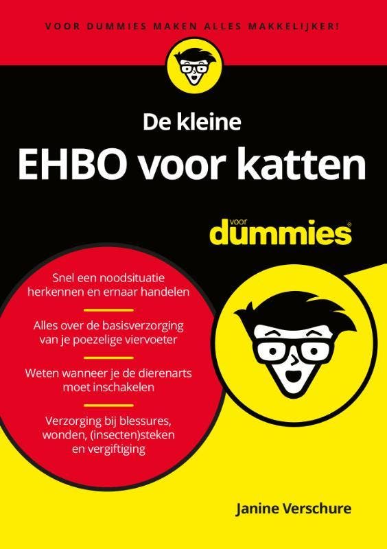 De kleine EHBO voor katten voor Dummies / Voor Dummies, Boeken, Hobby en Vrije tijd, Zo goed als nieuw, Verzenden