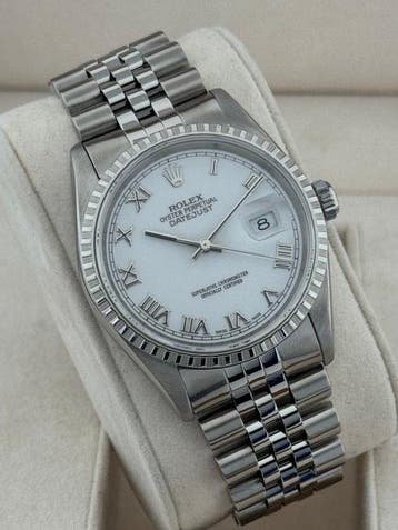 Rolex - Datejust 36 Porcelain Dal - 16220 - Homme -, Nieuw