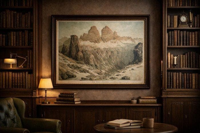 Pichlers - Dolomites mountain Italy – Monumental, Antiek en Kunst, Curiosa en Brocante