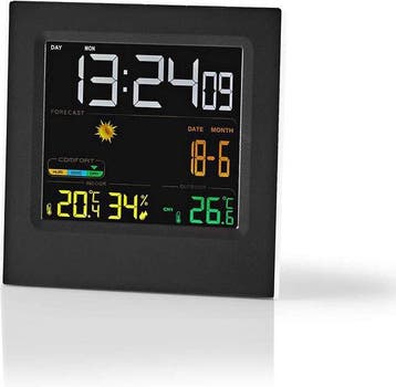 Nedis Weerstation - Binnen & Buiten - Inclusief draadloze we, Verzenden, Nieuw