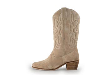 Manfield Cowboy laarzen in maat 39 Beige, Verzenden, Beige, Zo goed als nieuw, Manfield
