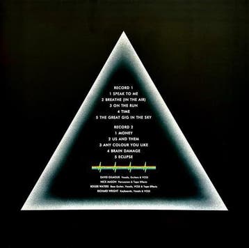 Pink Floyd - Dark Side Of the Moon - UV ART Printed, Clear