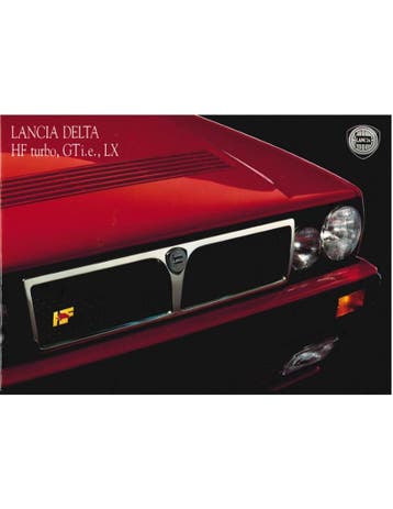 1992 LANCIA DELTA BROCHURE ITALIAANS