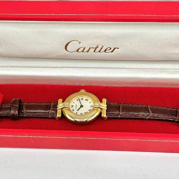 Cartier - Vendome Colisee 18K Yellow Gold Ladies Watch Tank