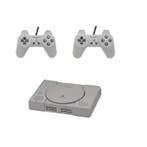 Playstation 1 Classic Console + 2 Sony Controllers, Ophalen of Verzenden, Zo goed als nieuw