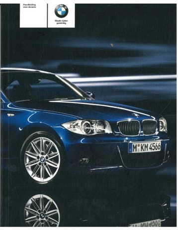 2008 BMW 1 SERIE COUPE | CABRIOLET INSTRUCTIEBOEKJE DUITS