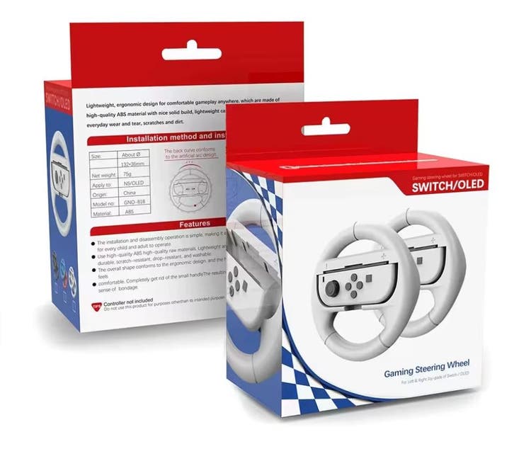 2dekans | Game Steering Wheel for Switch/OLED, Games en Spelcomputers, Spelcomputers | Overige, Ophalen of Verzenden