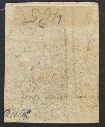Belgique 1849 - COB n°1 magnifique — presque 4 marges — sans, Gestempeld