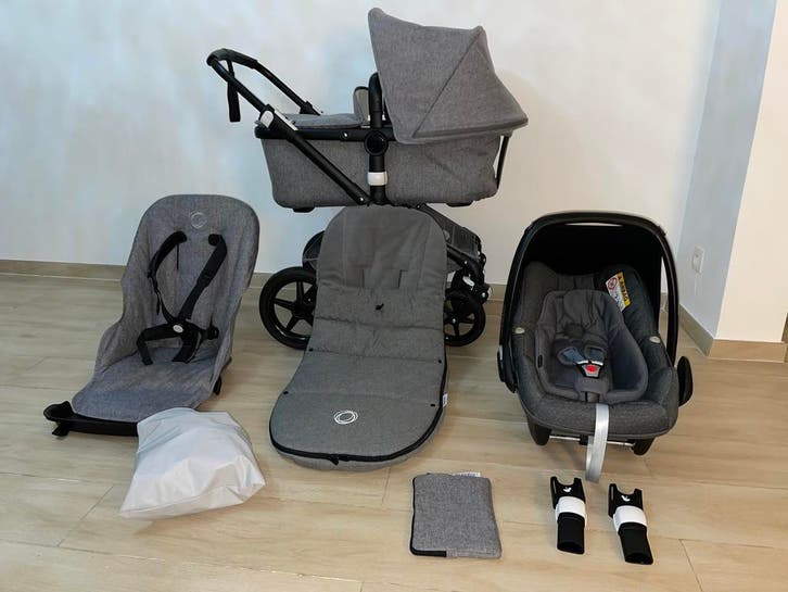 Bugaboo Fox2 kinderwagen Mélangé/Gray 3-in-1 Complete, Enfants & Bébés, Poussettes & Combinaisons, Enlèvement