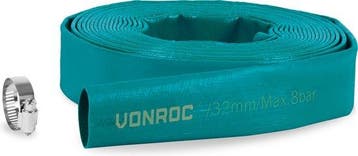 2dekans | VONROC Dompelpomp afvoerslang - Persslang - Plat –, Ophalen of Verzenden, Nieuw