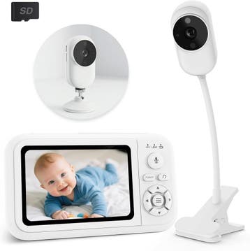 Video Babyfoon 1080p + Houder | Retour deal | -33% korting, Verzenden, Zo goed als nieuw, 250 meter of meer, Camera