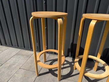 Tabouret (2) - Bois - design scandinave