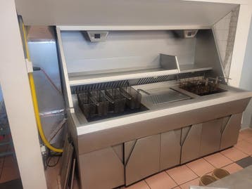 Nog niet gereviseerde Hegro HR 2 pans bakwand friteuse met b, Ophalen of Verzenden, Nieuw in verpakking