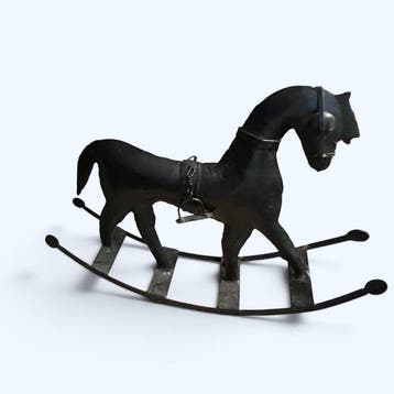 Figuur - Caballo balancín - Metaal