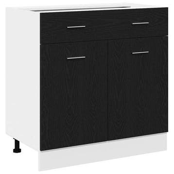 Hangkast 80cm | Tweede Kansje | OP = OP (keukenkast), Huis en Inrichting, Verzenden, Zwart, 50 tot 100 cm, Zo goed als nieuw