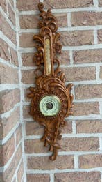 Aneroid barometer - Bois, Verre , Métal - Baromètre mural en, Antiquités & Art