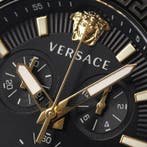 Versace - Greca Sport Chrono Black - VESO01022 - Heren -, Nieuw