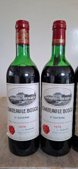 1978 Chateau Le Boscq - Saint-Estèphe Cru Bourgeois - 3, Verzamelen, Nieuw