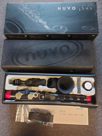 Nuvo - jSax Saxophone standard kit, black/pink - -, Nieuw