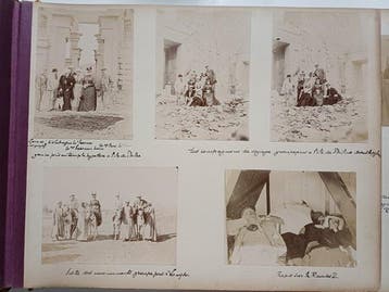 Egypte - Originele fotoalbums, etnisch, landschappen,, Gelopen
