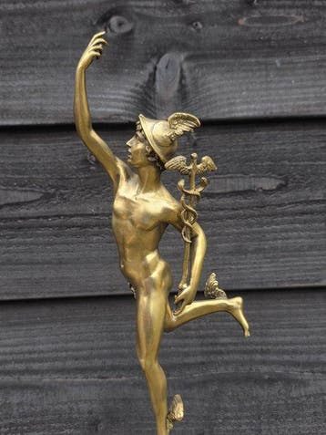 Statue, Special Edition - Gold Mercury - 71 cm - Bronze,