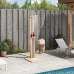 vidaXL Buitendouche Naturel 75 x 76 x 217 cm Massief, Verzenden, Nieuw