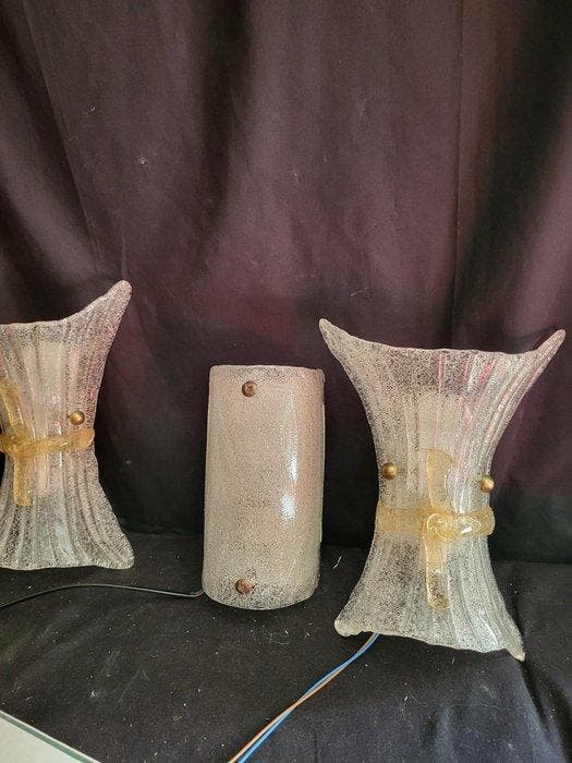 Wandkandelaar (4) - Muranoglas - Murano-glas, Antiquités & Art, Curiosités & Brocante