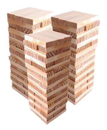 Set van 180 knutselhoutjes (houten blokjes, 7x2.3x1 cm), Verzenden, Nieuw