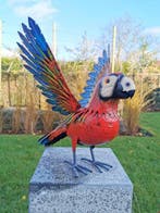 Papegaai - Figurine - Parrot - Métal, Fer