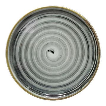 Pizza-/Pannenkoekenbord | Porselein | Green Circle | Ø310mm, Verzenden, Nieuw in verpakking
