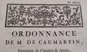 Document - Ordonnance de M. De Coumartin - Concernant les