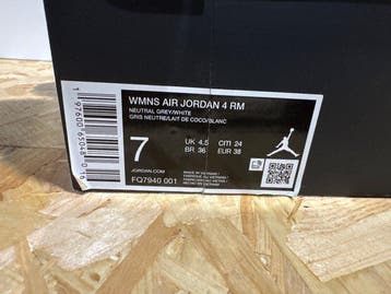 Nike - WMNS AIR JORDAN 4 RM - Sneakers - Taille : EU 38 -, Nieuw