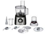 Bosch MCM3401M - Keukenmachine - 800W 2 snelheden - Zwart, Verzenden, Zo goed als nieuw