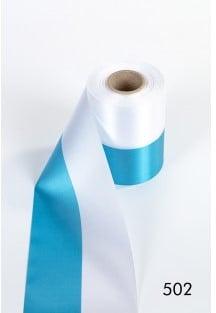 Nationaal lint Lichtblauw Wit 100 mm 1 meter, Nieuw