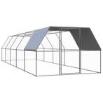 vidaXL Kippenhok 3x10x2 m gegalvaniseerd staal, Verzenden