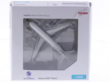 Schaal 1:500 Herpa 502320 Airbus A320 Retro Air France..., Ophalen of Verzenden