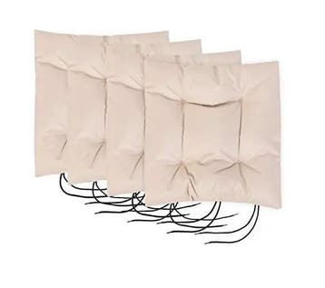 Gardenista  4 Premium Stoelkussen 40x40cm beige (Kussens), Ophalen of Verzenden, Nieuw