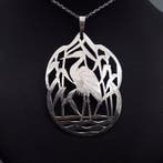 Argent, Art nouveau, Reiger - Collier avec pendentif - C., Antiquités & Art