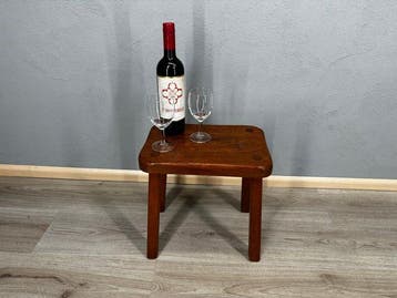 authentieke plantentafel bijzettafel - Bijzettafel - Hout