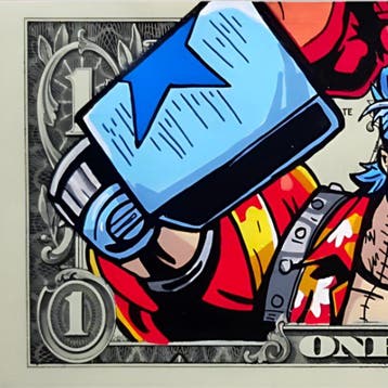 TOONS - IRON PIRATE — FRANKY — ONE PIECE — NO RESERVE