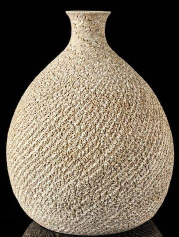 Vase - Poterie, Très fin vase en porcelaine neriage, signé –