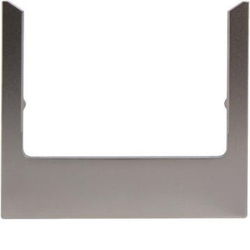 Hager Berker Design Frame Angular Stainless Steel - WD1263, Bricolage & Construction, Verzenden