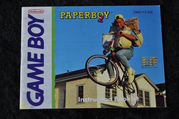 Paperboy 2 Nintendo Gameboy Classic DMG-Y2-ASI Manual, Verzenden