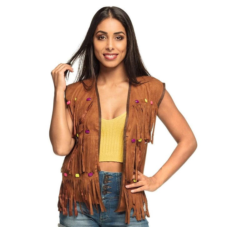Hippie Vest M/L, Kleding | Dames, Carnavalskleding en Feestkleding, Nieuw, Verzenden