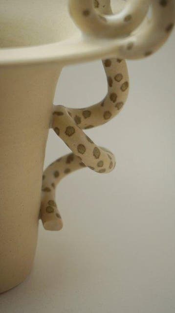 MalaBi Studio - Vase - Grès - Vase sculptural en céramique, Antiek en Kunst