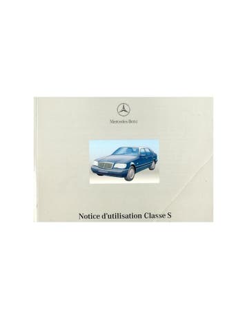 1997 MERCEDES BENZ S KLASSE INSTRUCTIEBOEKJE FRANS, Ophalen of Verzenden