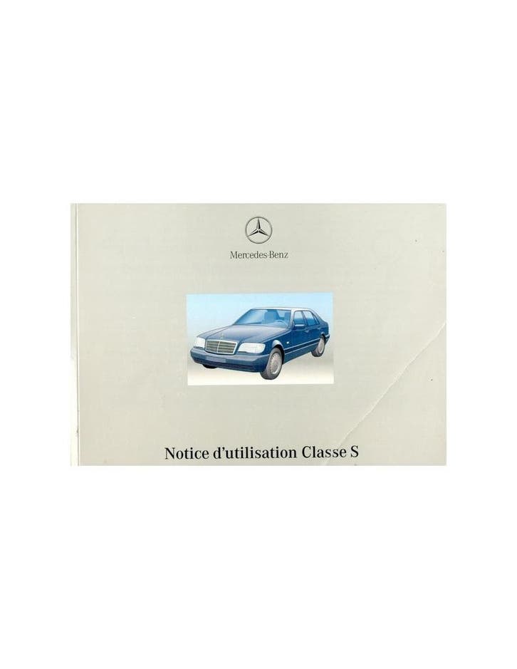1997 MERCEDES BENZ S KLASSE INSTRUCTIEBOEKJE FRANS, Auto diversen, Handleidingen en Instructieboekjes, Ophalen of Verzenden