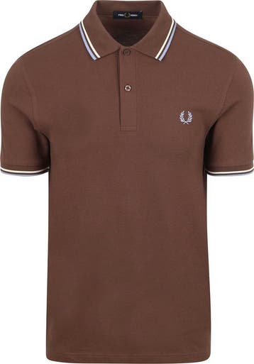 Fred Perry M3600 Polo Bruin Y66 maat Maat 52/54 (L) Heren, Vêtements | Hommes, Polos, Verzenden
