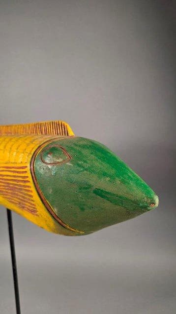 Houten vis - Bozo - Mali (Zonder minimumprijs)